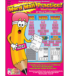 Word Wall Practice! Word Families Level 2