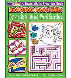 2nd Grade Basic Skills Dot To Dots Mazes Word Searches By