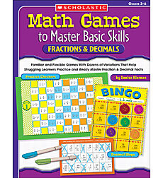 Math Games to Master Basic Skills: Fractions & Decimals