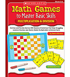 Math Games To Master Basic Skills: Multiplication & Division By Denise Kiernan