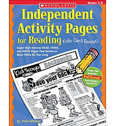 Independent Activity Pages for Reading Kids Cant Resist!