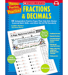 Practice, Practice, Practice! Fractions & Decimals