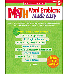 Math Word Problems Made Easy: Grade 5 By Jill Safro