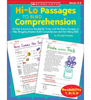 Hi-Lo Passages to Build Comprehension: Grades 3-4