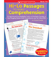 Hi-Lo Passages to Build Comprehension: Grades 7-8