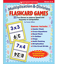 Multiplication & Division Flashcard Games