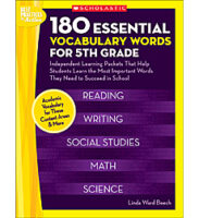 180 Essential Vocabulary Words for 5th Grade