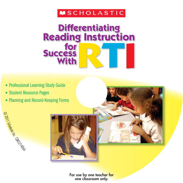 Differentiating Reading Instruction for Success with RTI by Margo