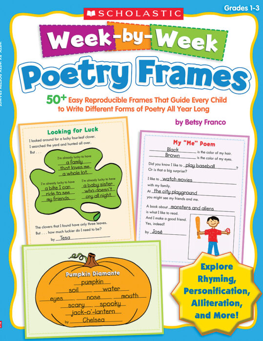 Week By Week Poetry Frames By Betsy Franco Scholastic