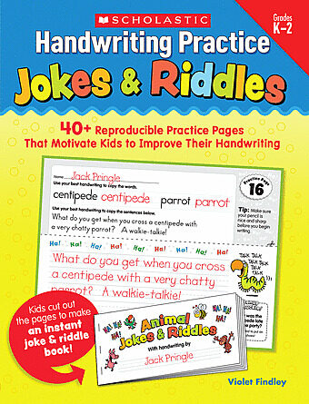 Handwriting Practice: Jokes & Riddles by Violet Findley