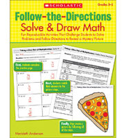 Follow-the-Directions: Solve & Draw Math: Grades 3-5