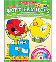 Turn-to-Learn Wheels in Color: Word Families
