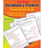 Vocabulary Packets: Greek & Latin Roots