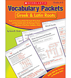 Vocabulary Packets: Greek & Latin Roots