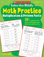 Solve-the-Riddle Math Practice: Multiplication & Division Facts