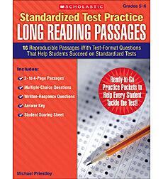 Standardized Test Practice: Long Reading Passages: Grades 5-6