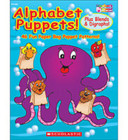 Alphabet Puppets! Plus Blends & Digraphs
