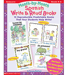 Write & Read Books Month-by-Month Spanish