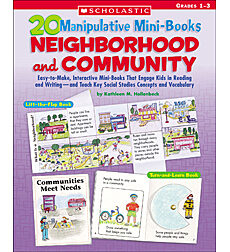20 Manipulative Mini-Books: Neighborhood and Community