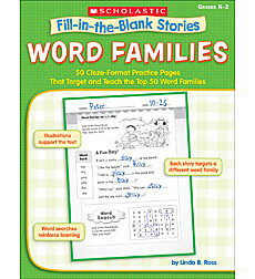 Fill-in-the-Blank Stories: Word Families