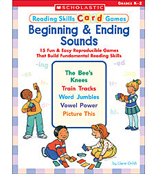 Reading Skills Card Games: Beginning & Ending Sounds