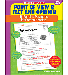 35 Reading Passages for Comprehension: Point of View & Fact and Opinion