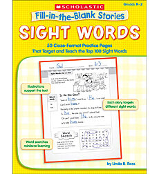 Fill-in-the-Blank Stories: Sight Words