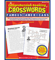 Comprehension-Boosting Crosswords: Famous Americans
