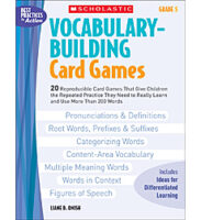 Vocabulary-Building Card Games: Grade 5