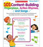 101 Content-Building Fingerplays, Action Rhymes, and Songs