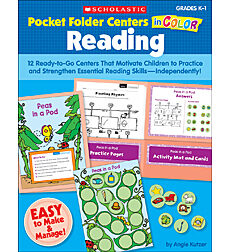 Pocket Folder Centers in Color: Reading Grades K-1