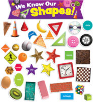 Shapes in Photos Mini Bulletin Board