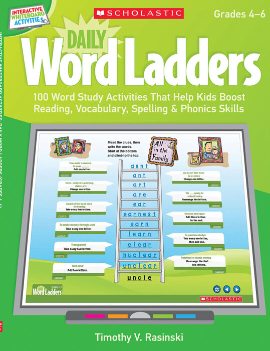 Interactive Whiteboard Activities Daily Word Ladders (Gr. 46) by