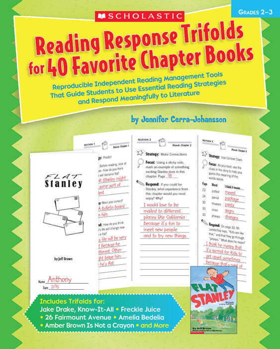 Reading Response Trifolds for 40 Favorite Chapter Books