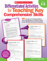 Differentiated Activities for Teaching Key Comprehension Skills: Grades 4-6