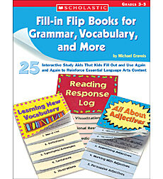 Fill-in Flip Books for Grammar, Vocabulary, and More