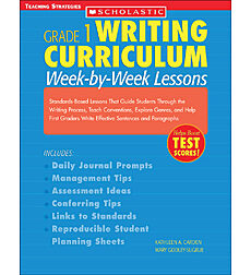 Writing Curriculum: Week-By-Week Lessons: Grade 1