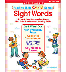 Reading Skills Card Games: Sight Words