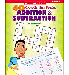 40 Cross-Number Puzzles: Addition & Subtraction