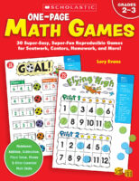 One-Page Math Games