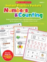Instant Practice Packets: Numbers & Counting