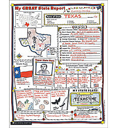 Instant Personal Poster Sets: My Great State Report