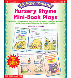 15 Easy-to-Read Nursery Rhyme Mini-Book Plays