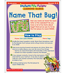 Instant File-Folder Learning Games: Name That Bug!