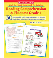 Week-by-Week Homework for Building Reading Comprehension & Fluency: Grade 1