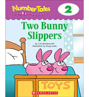 Number Tales: Two Bunny Slippers