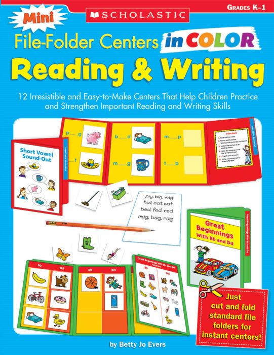 Mini File-Folder Centers in Color: Reading & Writing: Grades K-1