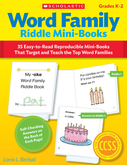 Word Family Riddle Mini-Books by Lorrie L. Birchall | Scholastic