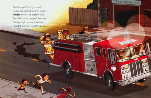 Fire! ¡Fuego! Brave Bomberos by Susan Middleton Elya Scholastic