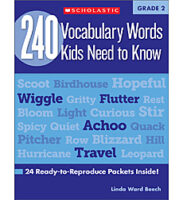 240 Vocabulary Words Kids Need to Know: Grade 4 by Linda Beech